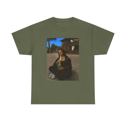 Mona Lisa Hitting The Bong Tee