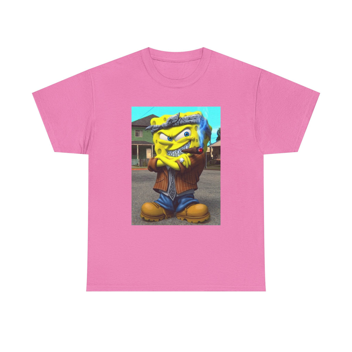 G'd Up SpongeBob Smoking Cigar Tee