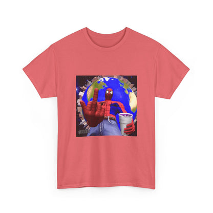 Spider-Man Flipping Off The World Tee