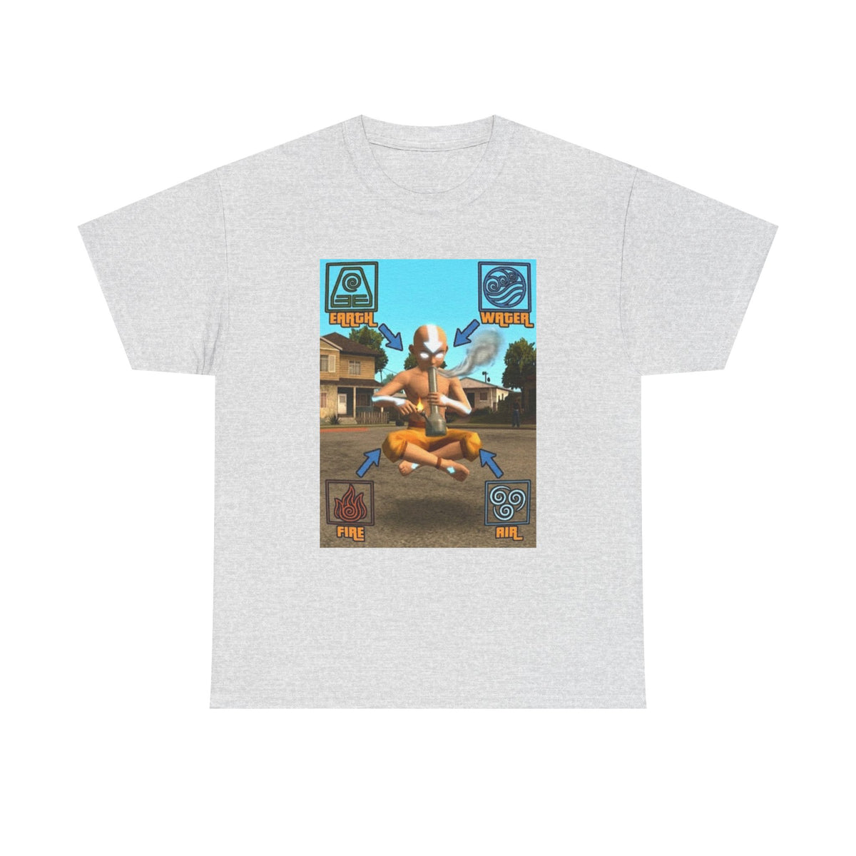 Bender Aang Meditating with Bong Tee