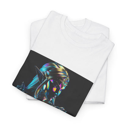 Holographic Elf Princess Chrome Armor Tee