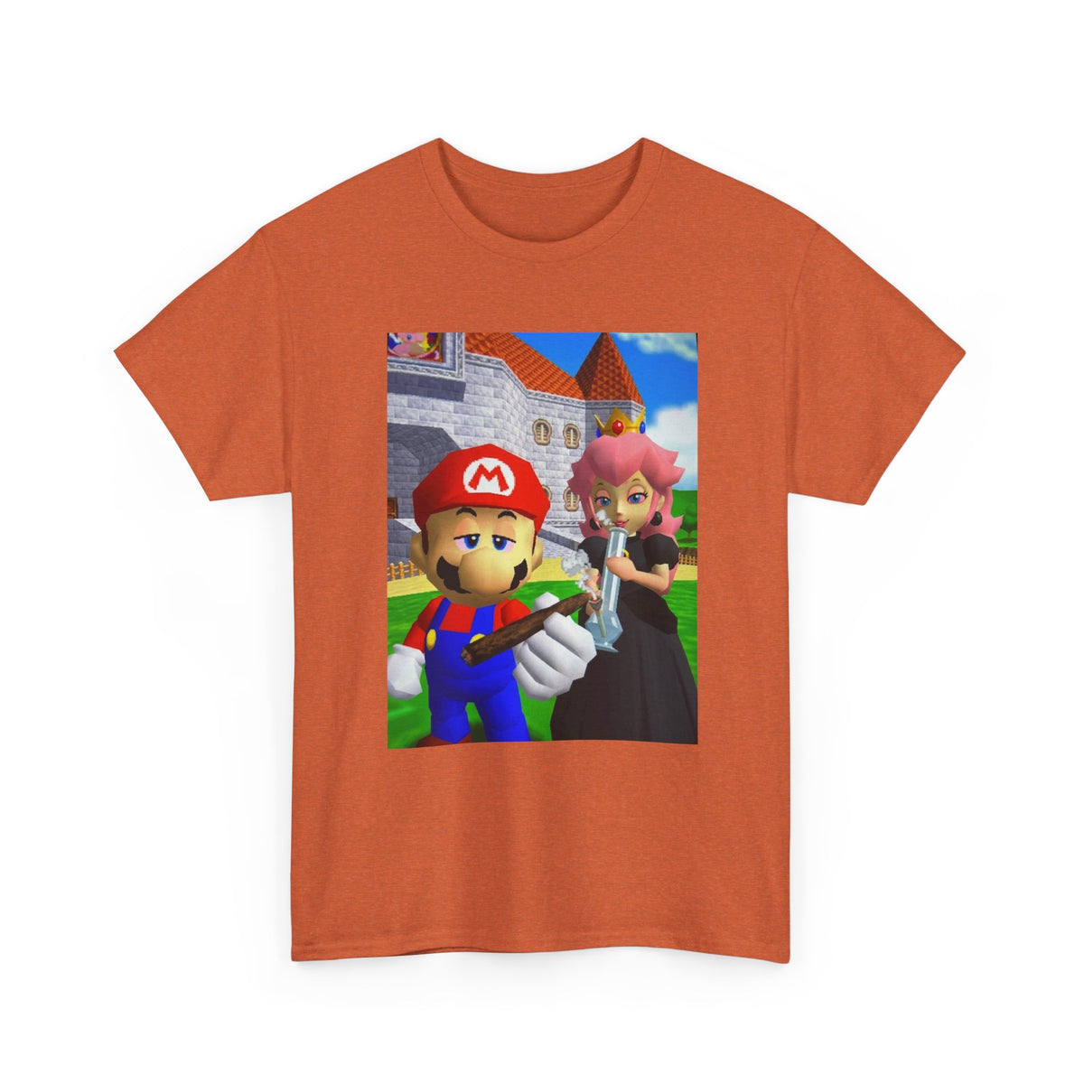 Mario And Peach Chilling At The Castle