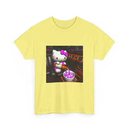 Hello Kitty Pouring Lean In Car Tee