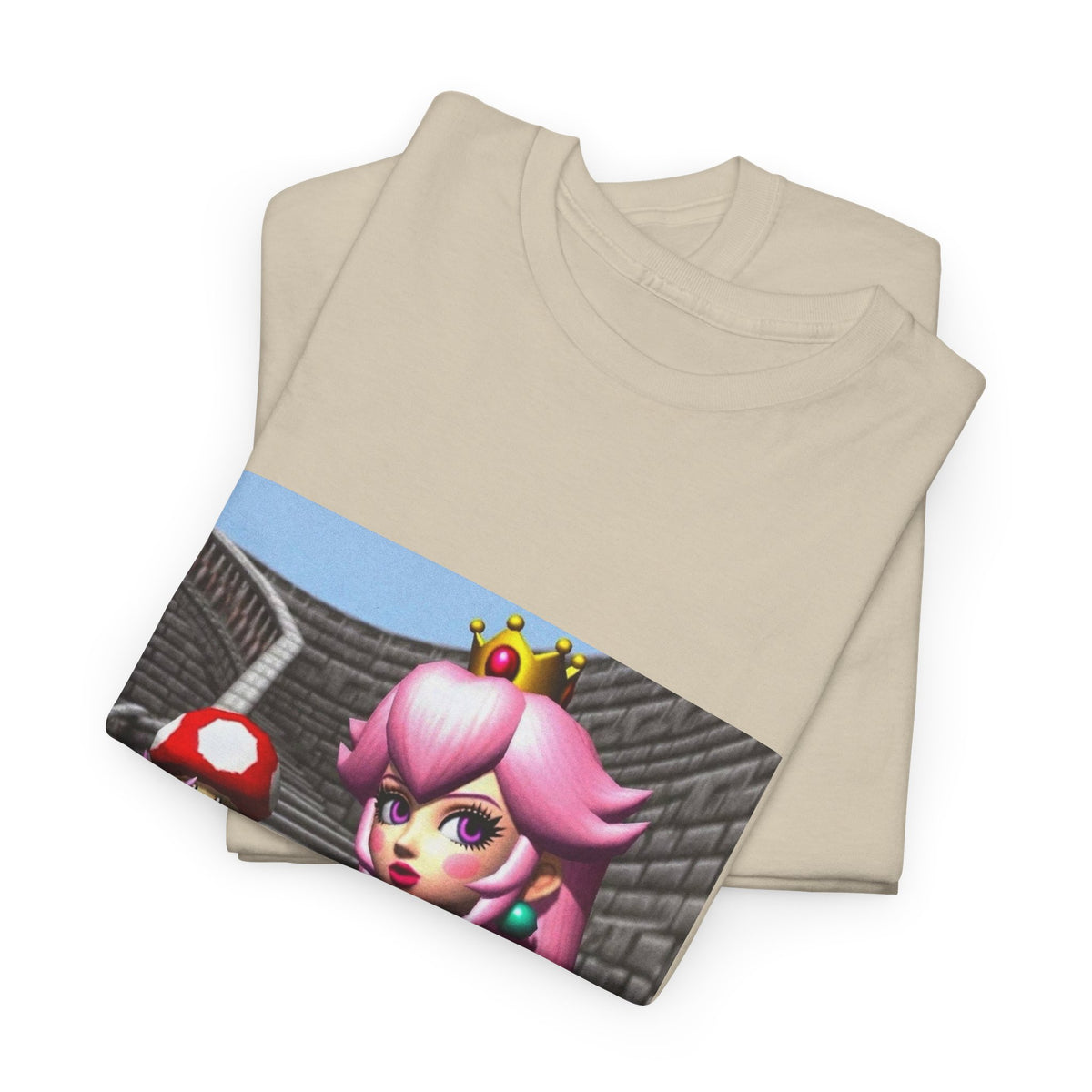 Gothic Princess Peach With Mushroom Tee