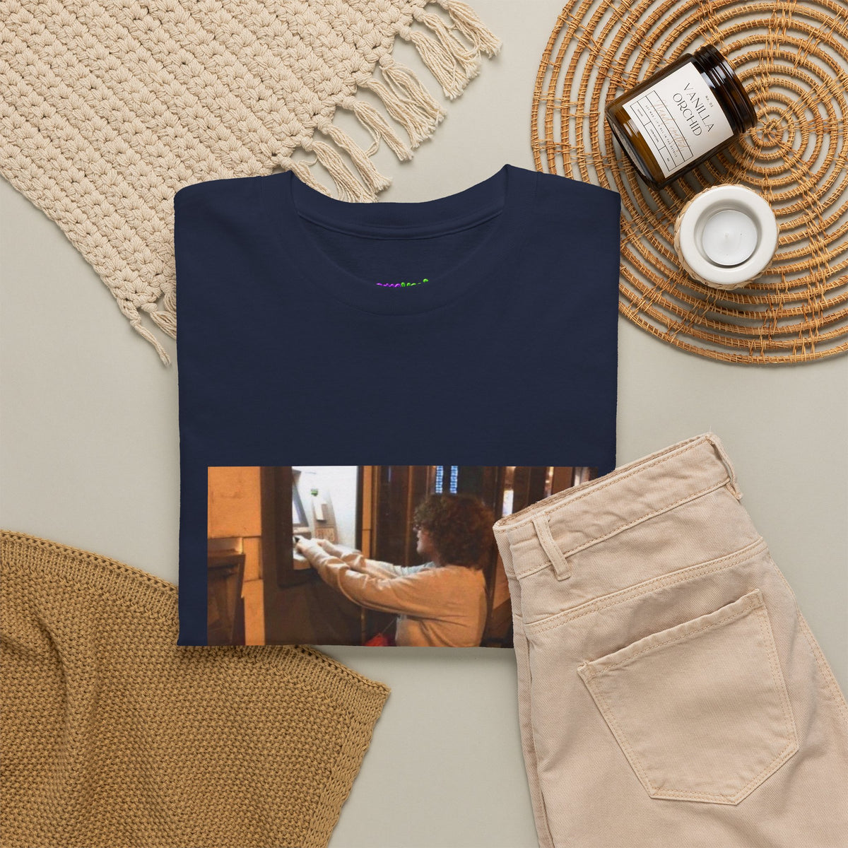Gravity Defying Green Graphic Tee
