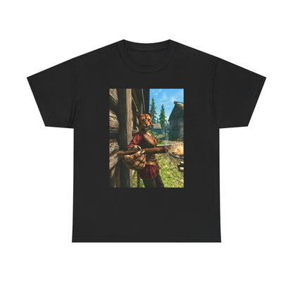 Khajiit Smoking Fat Blunt Tee