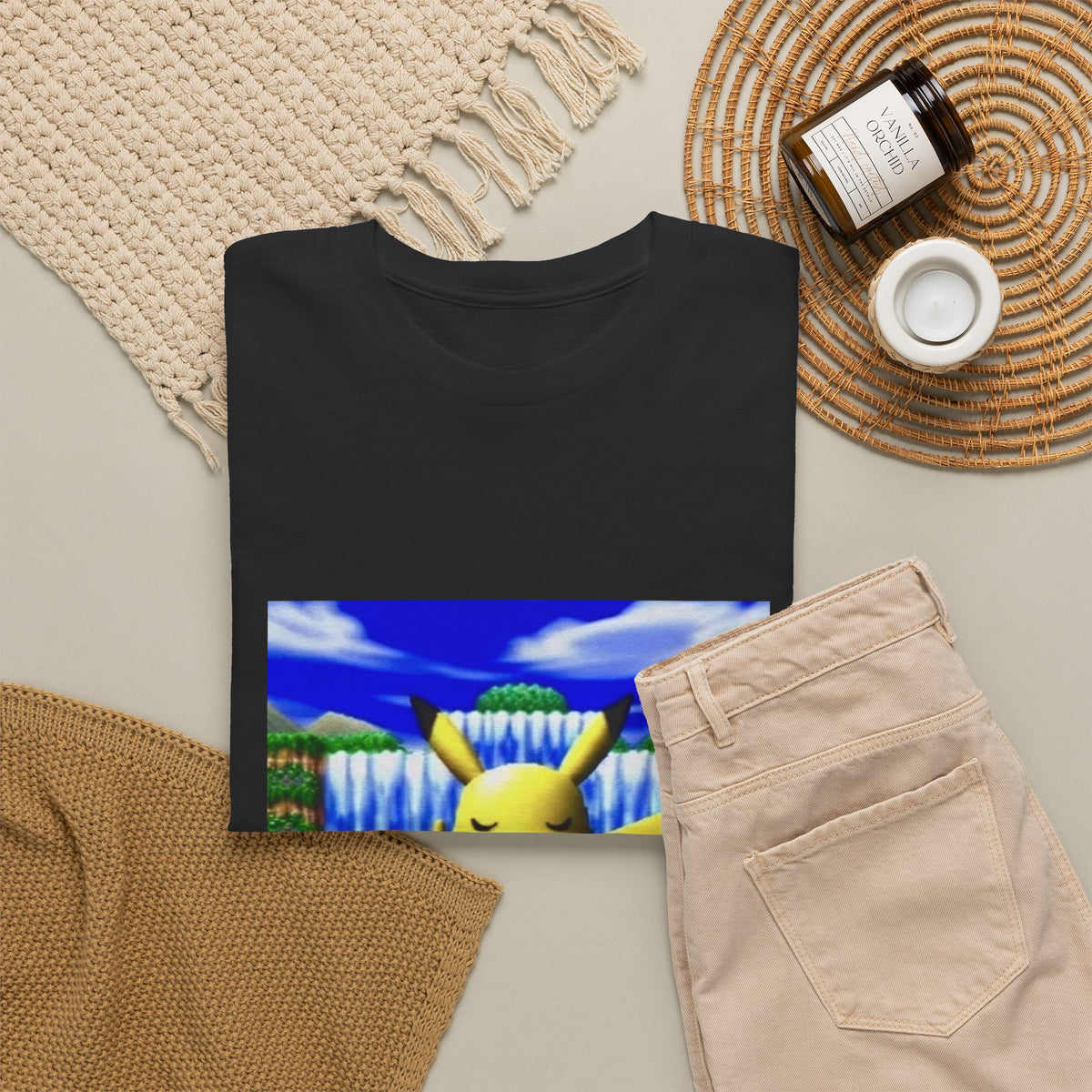 Zen Pikachu Giving The Finger Tee