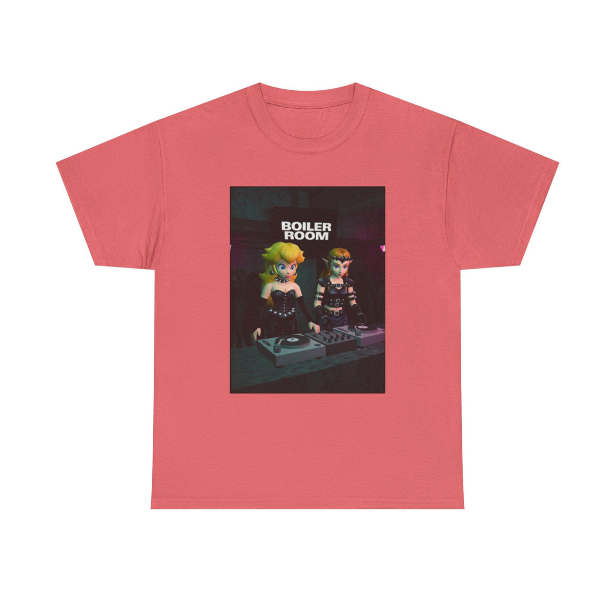 Gothic Peach and Zelda DJing Boiler Room Tee