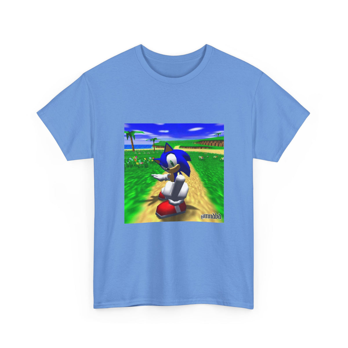 Sonic On A Trippy Green Hill Zone
