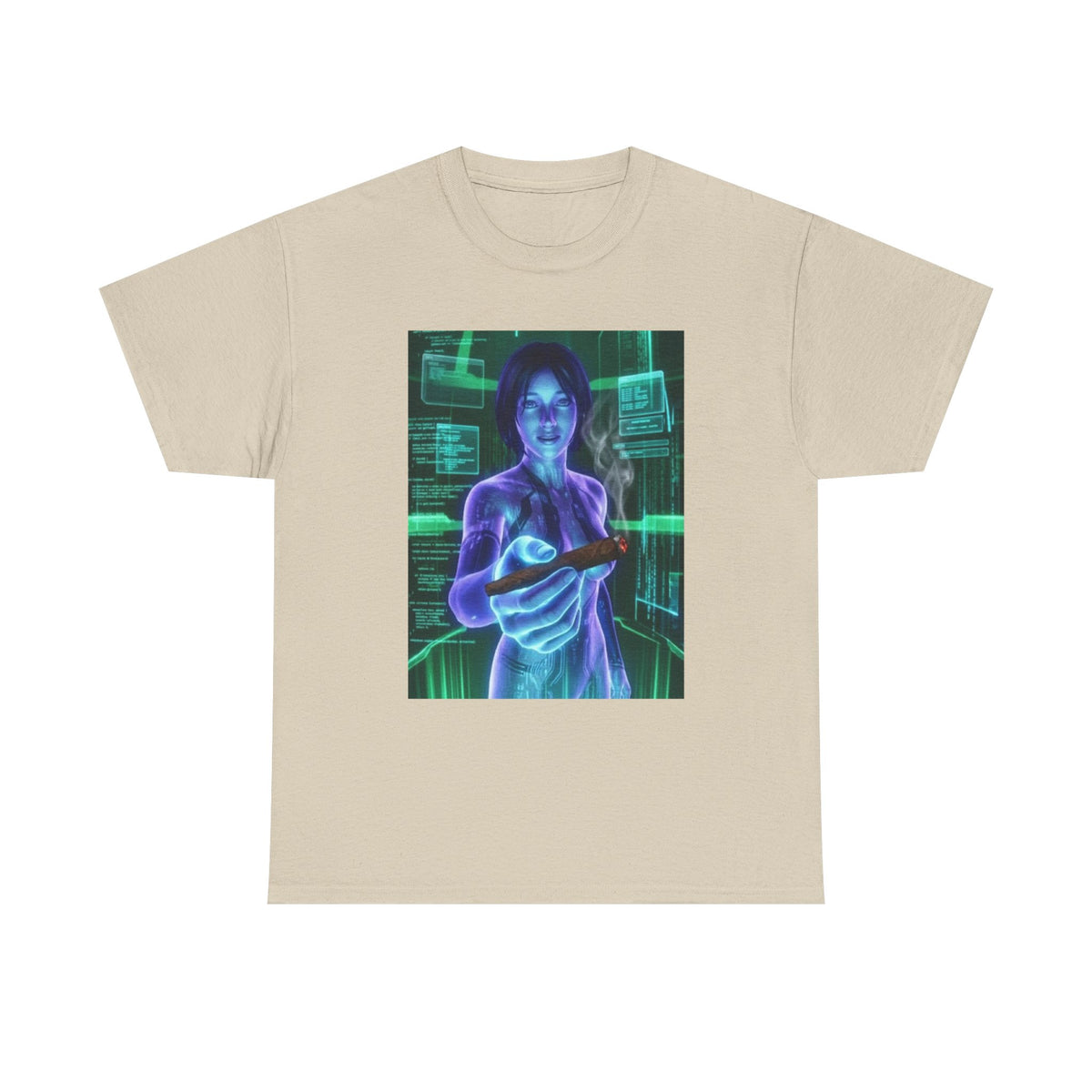 Hologram Goddess Offering You A Blunt