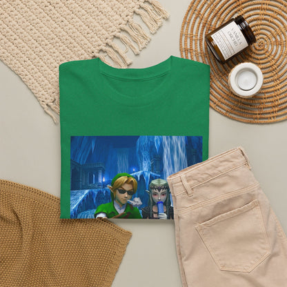Stoner Link and Zelda Chillin' in Zora's Domain
