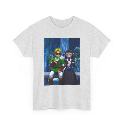 Hero and Princess Taking A Hit Tee