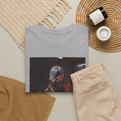 2B Pointing in Fiery Industrial Zone Tee