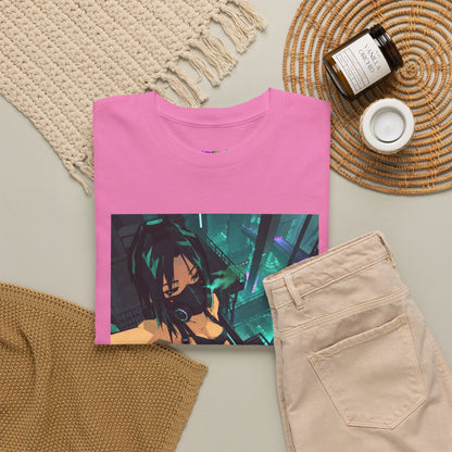 Midnight Ember Leaf Graphic Tee