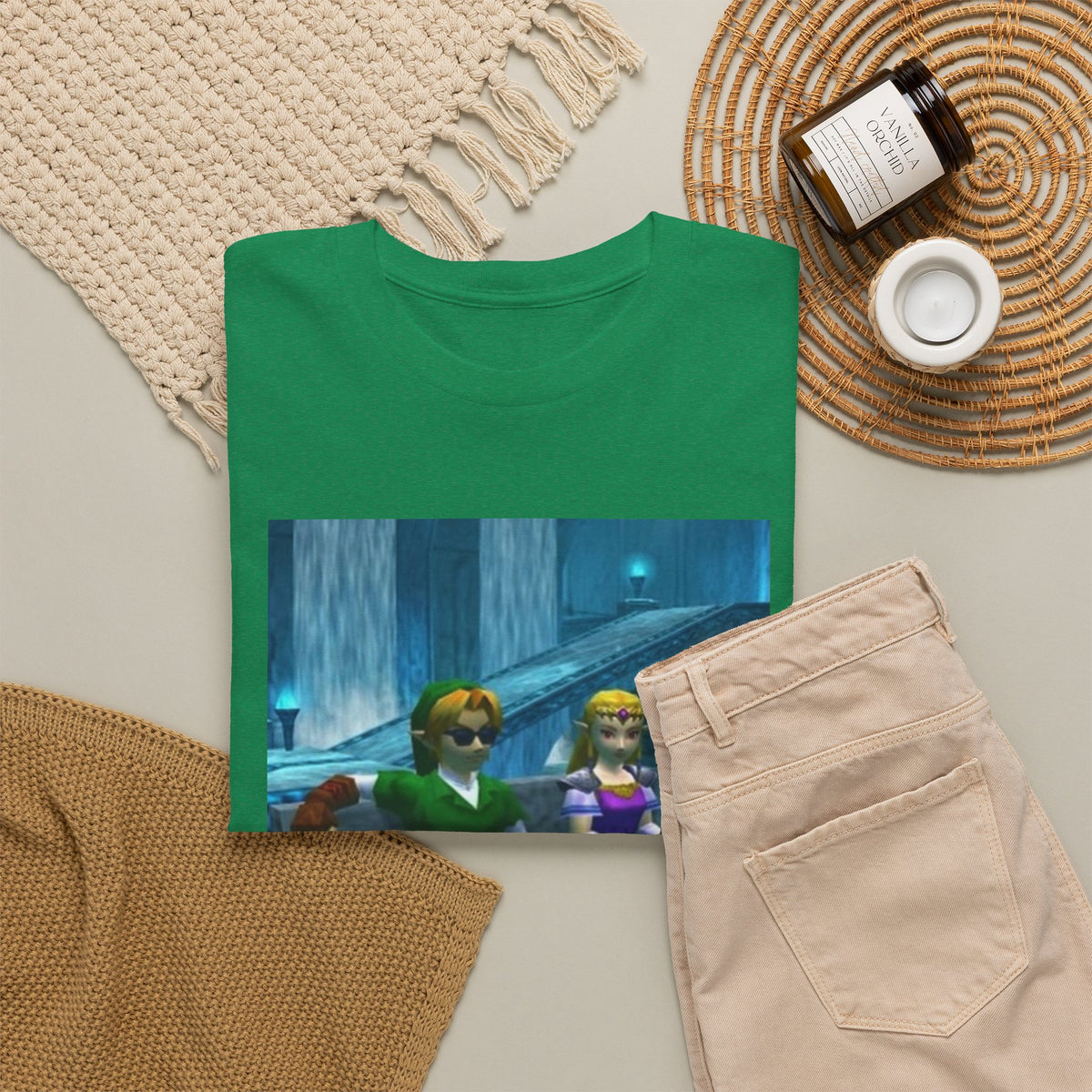 Link And Zelda Chilling In Zora's Domain