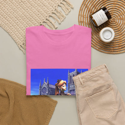 Gothic Princess Peach Praying At Cathedral