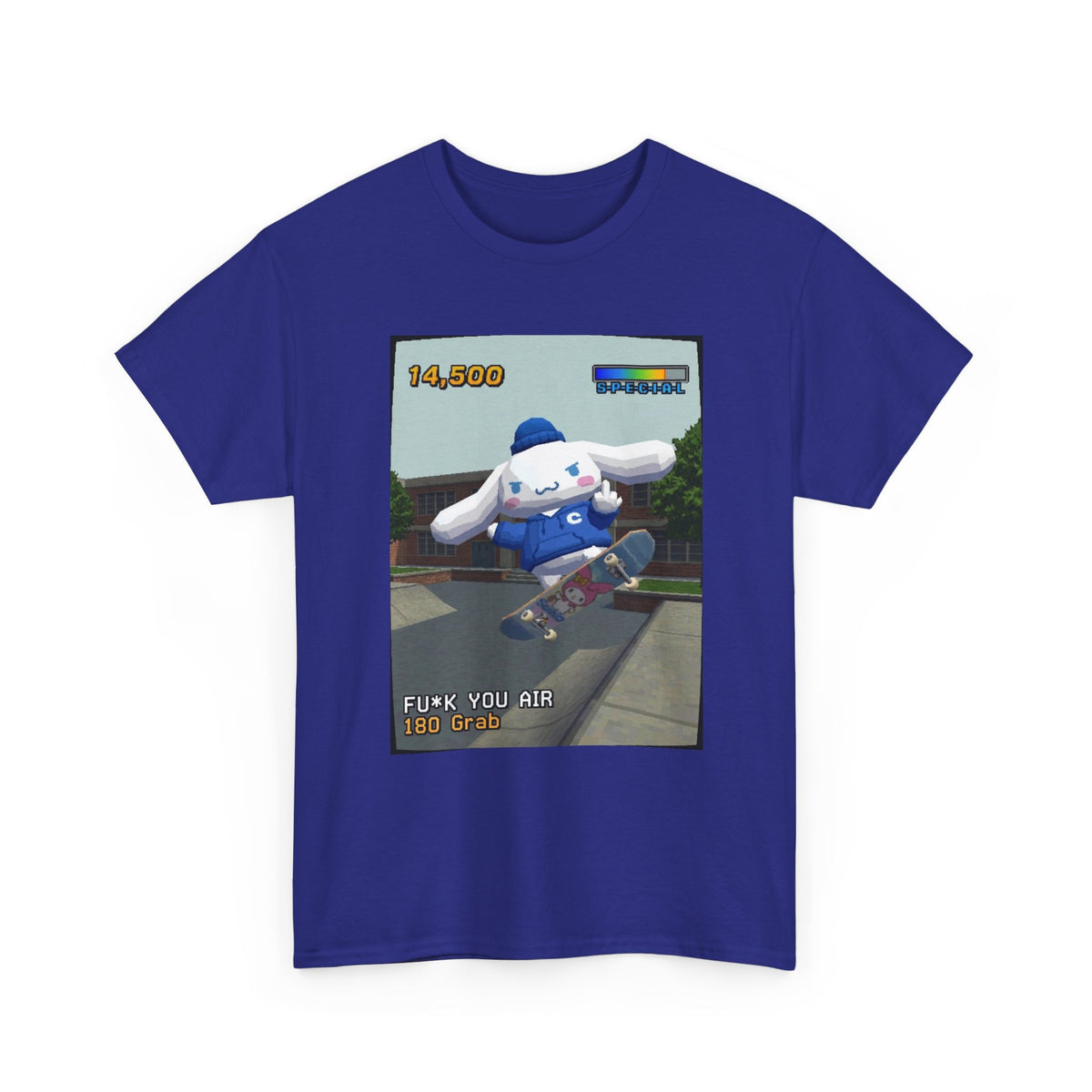 Cinnamoroll Skater Flipping The Bird Tee