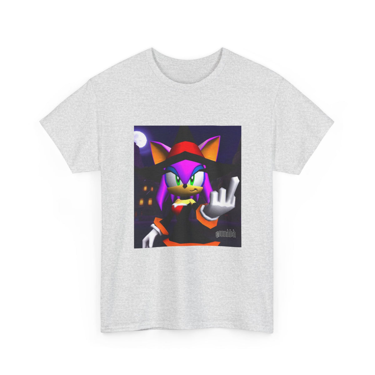 Witchy Sonic Character Giving Middle Finger