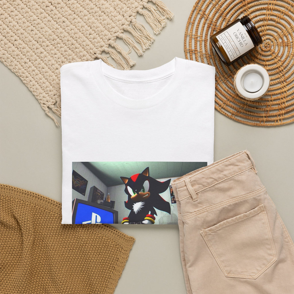 Shadow The Hedgehog's Y2K Drip Tee