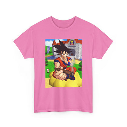 Goku Blazing On Nimbus At Mushroom Kingdom