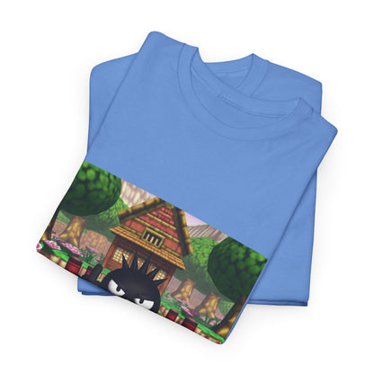 Grumpy Black Bird Flipping Off Tee