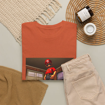 Gangster Mario Chillin' In The Crib Tee