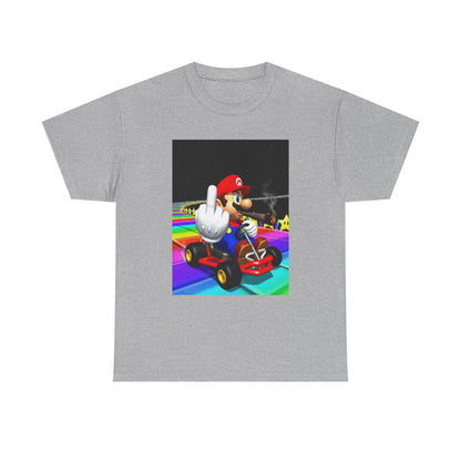 Mario Kart Smoking Blunt Middle Finger