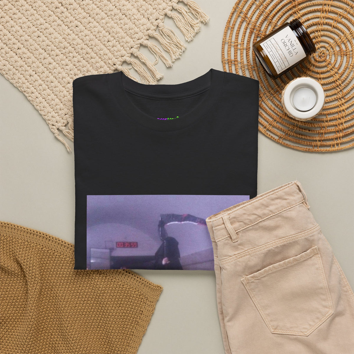 Gritty Green Pulse Graphic Tee
