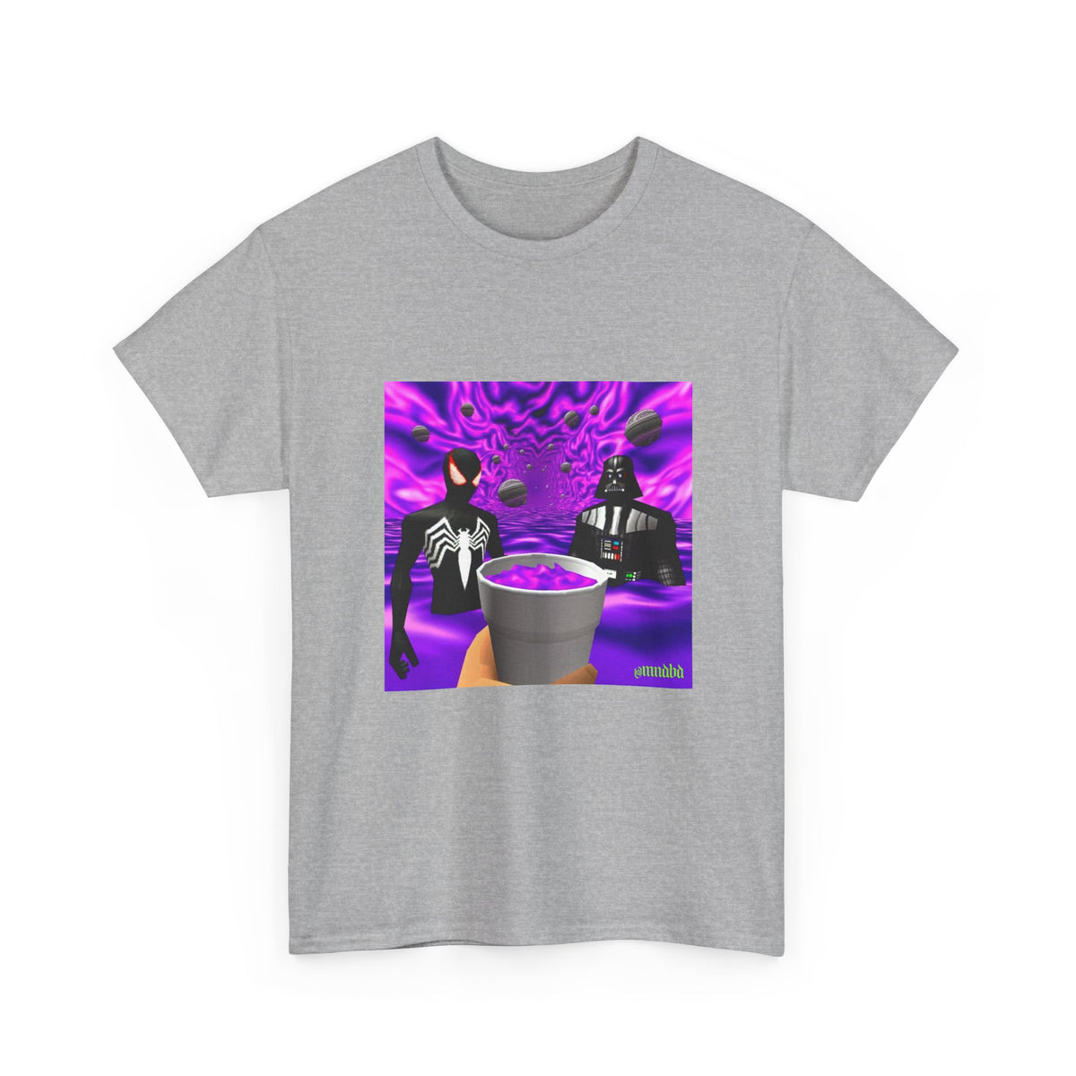 Spider-Man, Darth Vader, And Purple Drank Tee