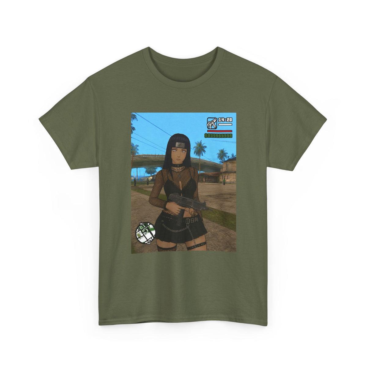 Goth Hinata Hyuga Ready To Roll Tee