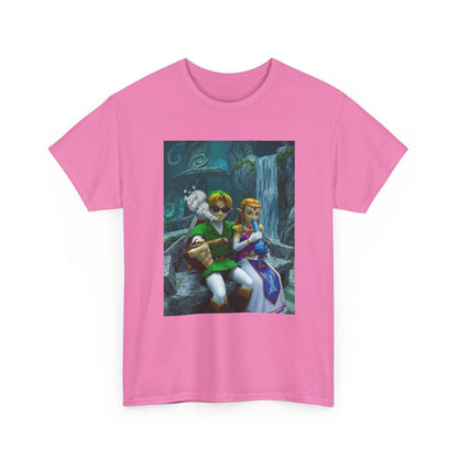 Link And Zelda Chilling In Hyrule