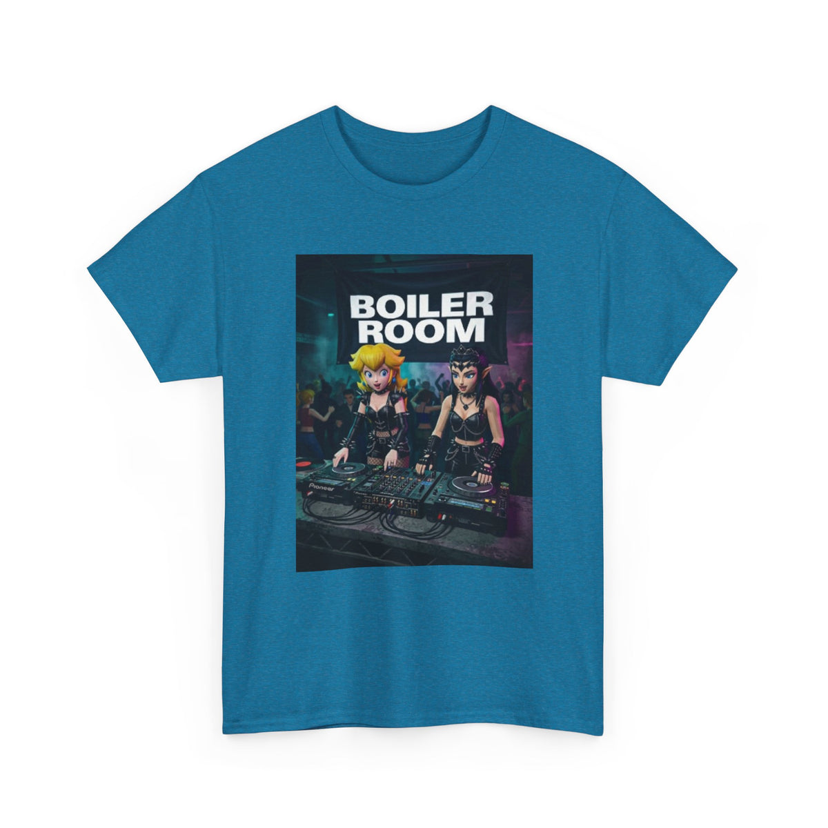 Princess Peach and Dark Peach DJing Tee
