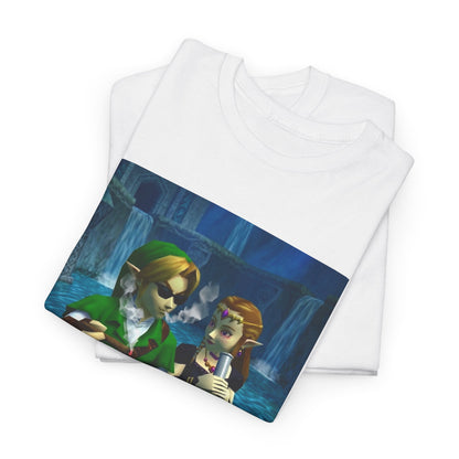 Link And Zelda Chillin' By The Water