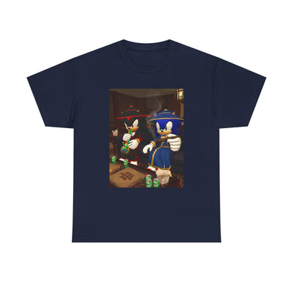 Shadow and Sonic Smoking Chill Tee