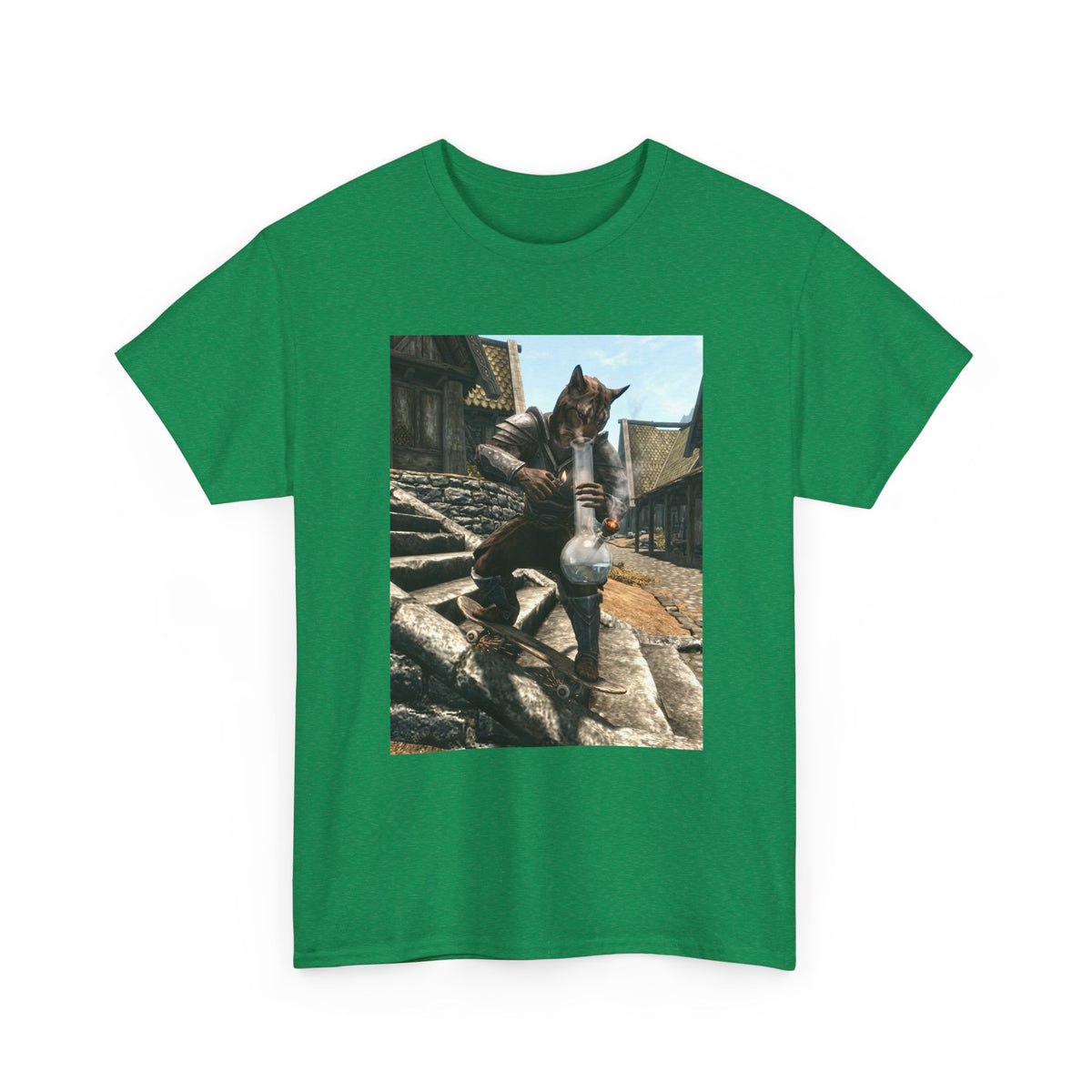 Neon Haze Horizon Graphic Tee