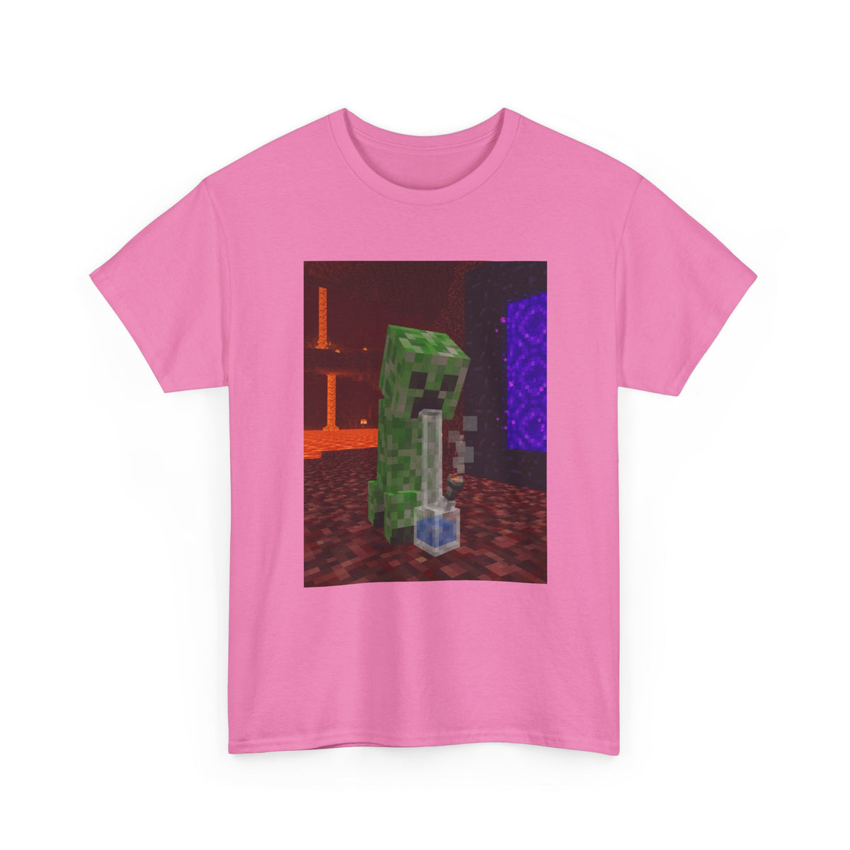 Creeper Hits The Bong In The Nether