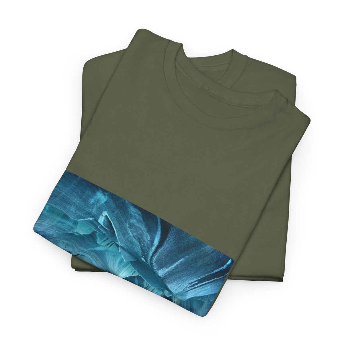 Neon Leaf Echo Graphic Tee