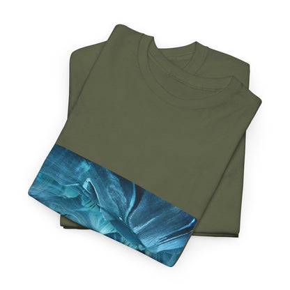 Neon Leaf Echo Graphic Tee