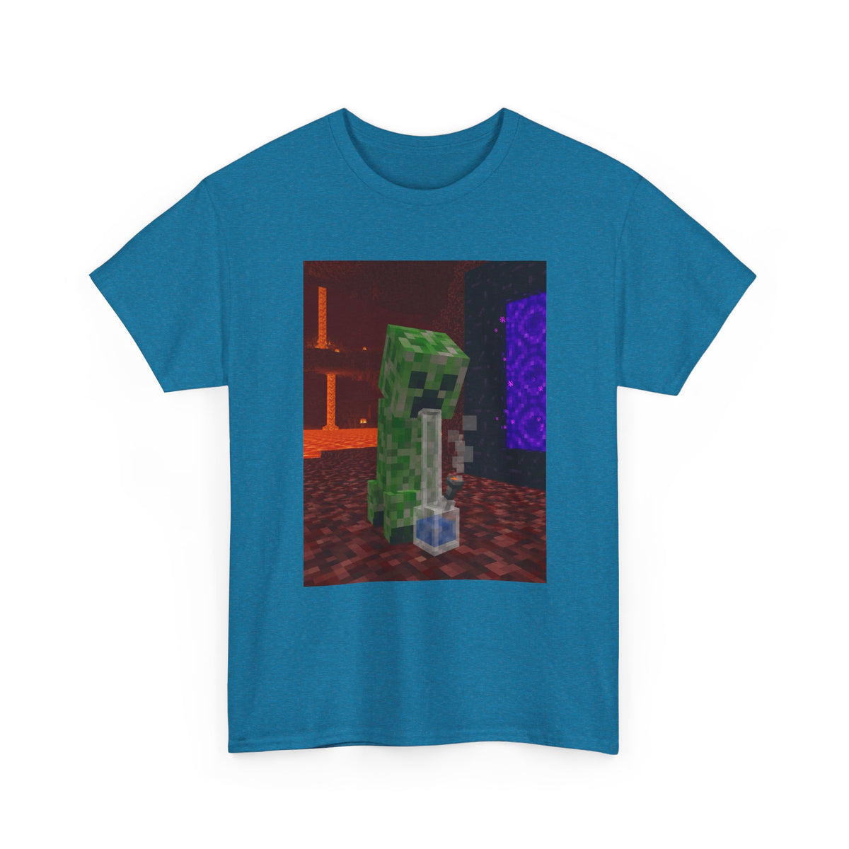 Creeper Hits The Bong In The Nether
