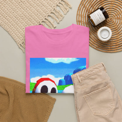 Shy Guy And Boo Flipping The Bird Tee