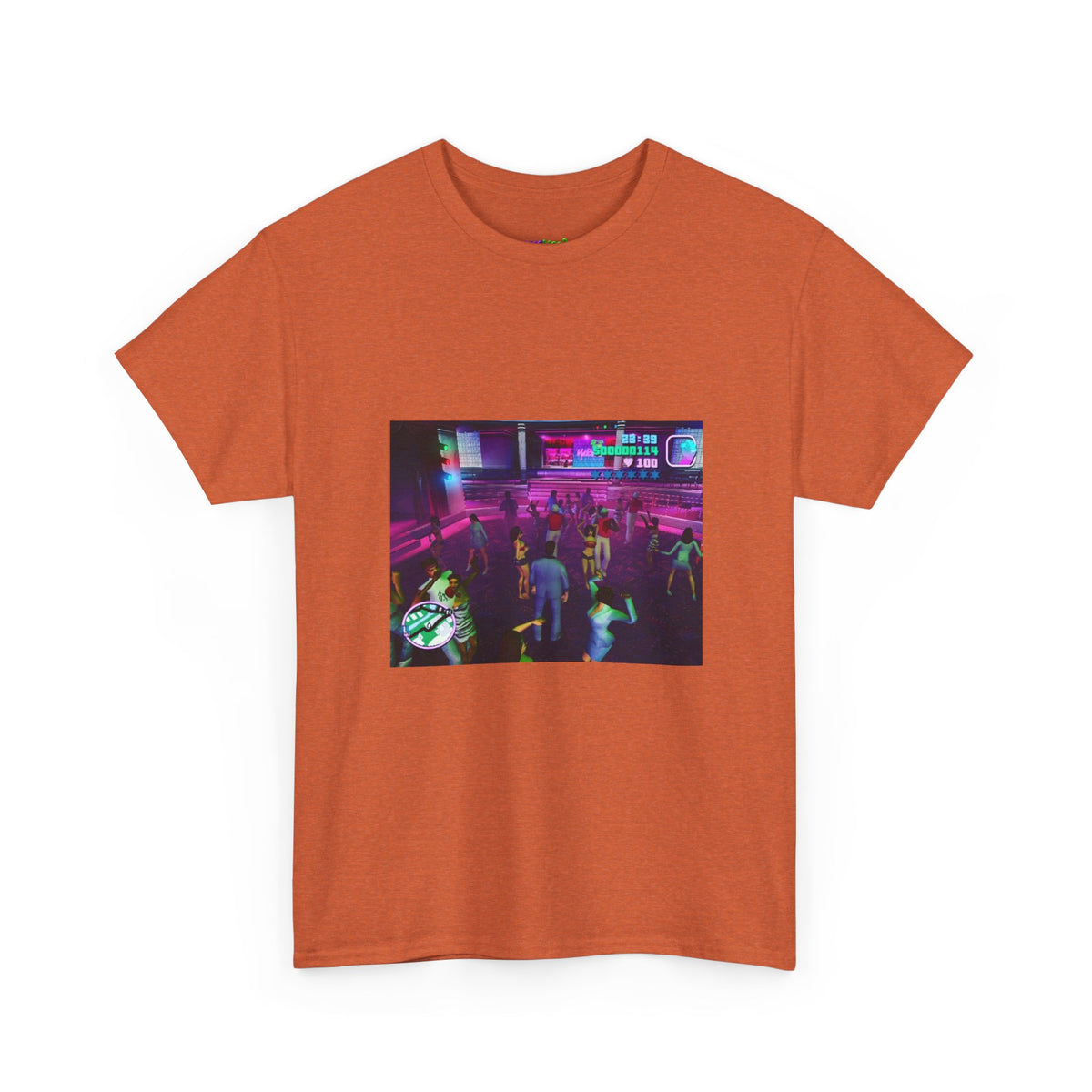 Neon Ember Flow Graphic Tee