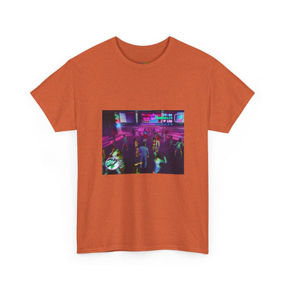 Neon Ember Flow Graphic Tee