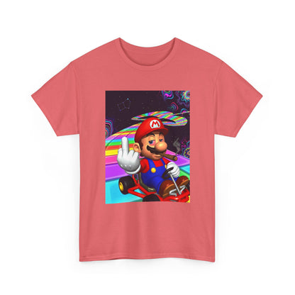Stoned Plumber Flipping Off On Rainbow Road
