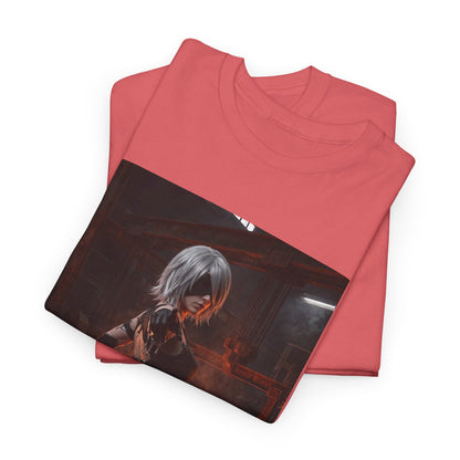 2B Pointing in Fiery Industrial Zone Tee