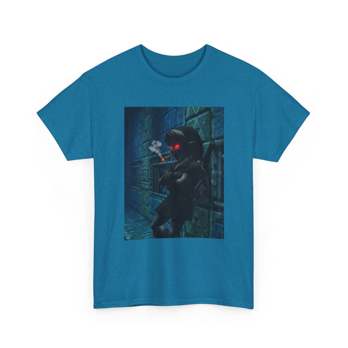 Dark Elf Smoking Blunt In Dungeon Tee
