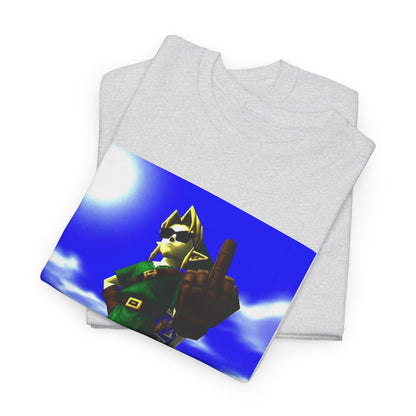 Cool Link Flipping The Bird Tee