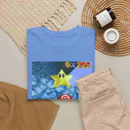 Mario Flips The Bird In Icy World Tee