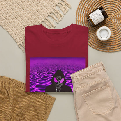 Spider-Hoodie With Purple Swirls Tee