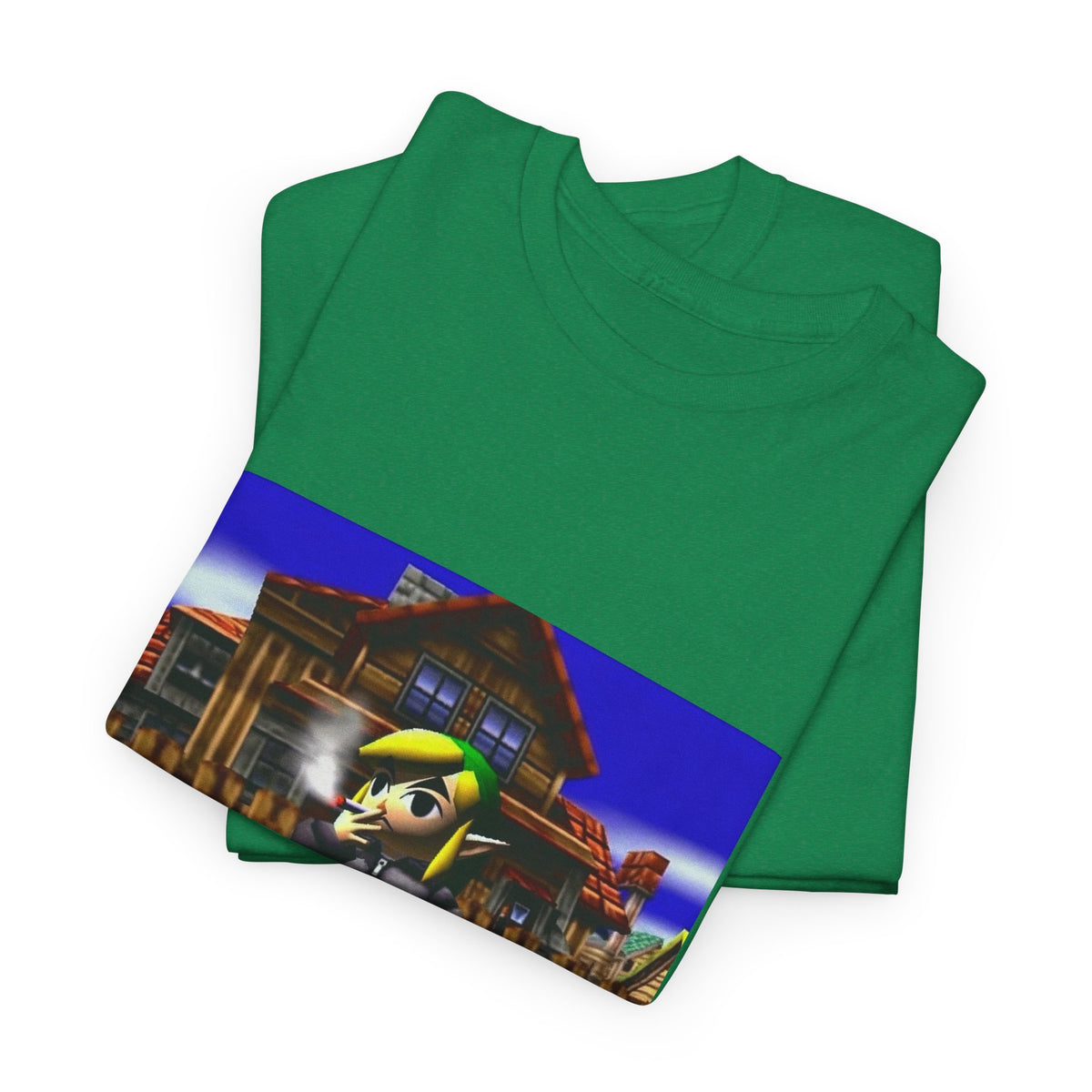 Link In A Puffer Smoking On The Block Tee