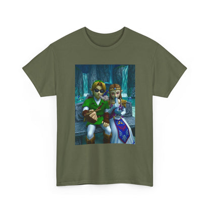 Link And Zelda Sharing A Smoke Tee